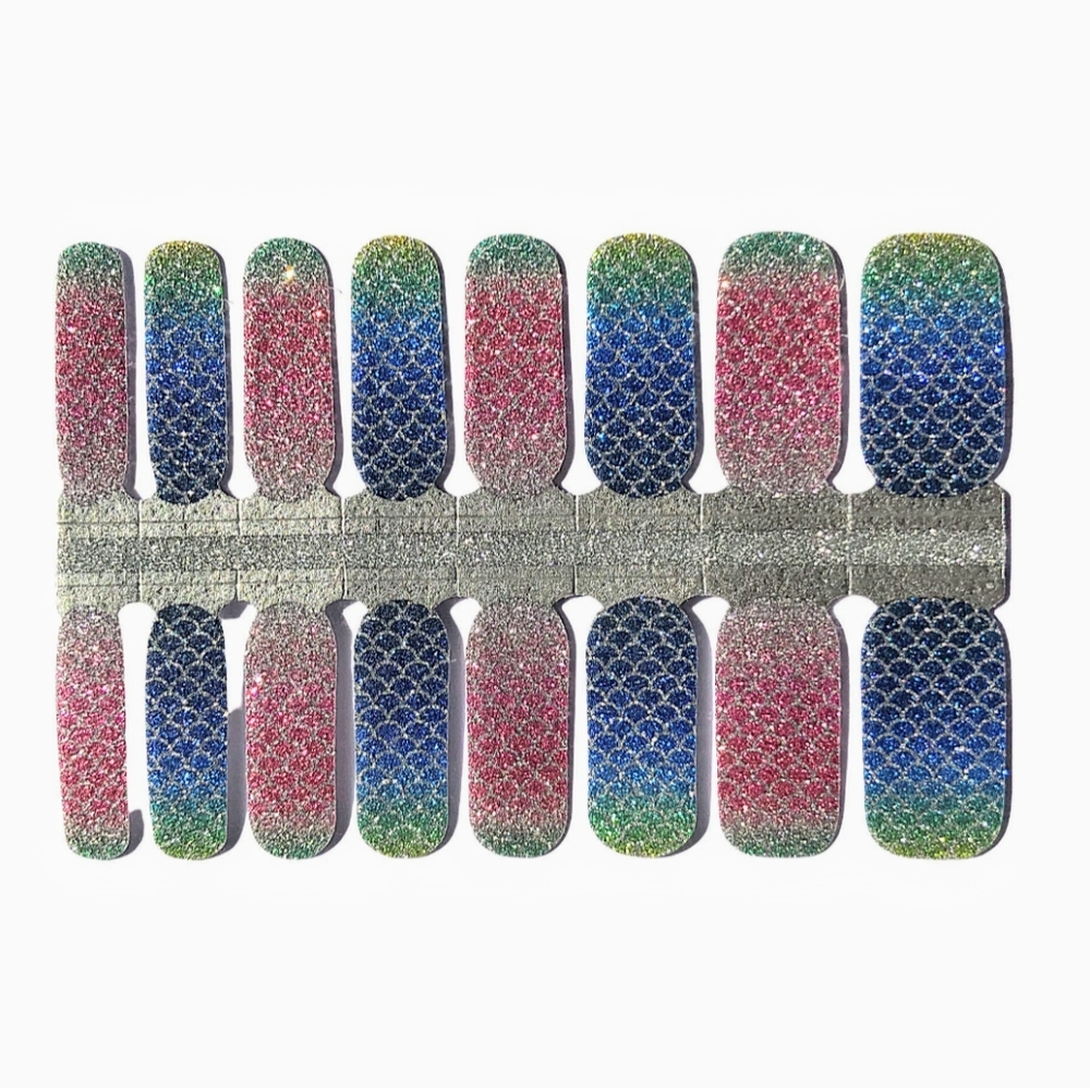 5 for $20 Nail Wrap - Mermaid Tail - Picture 1 of 8